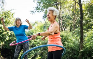 Senior Ladies Exercising